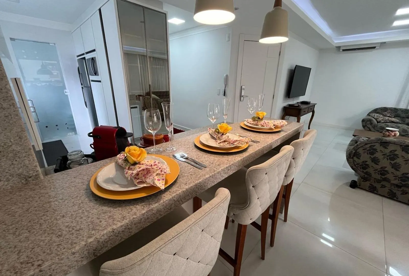 公寓 Curta! | 175 | Sofisticado E Espacoso | 3 Suites Balneário Camboriú